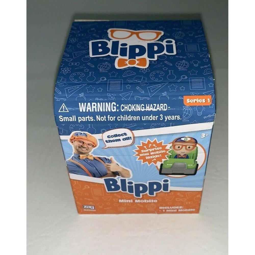 Blippi Mystery Mini Mobile Assortment Features Character Toy Figure & Truck